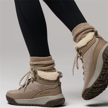 COLUMBIA WOMENS WATERPROOF BOOTS - WET SAND